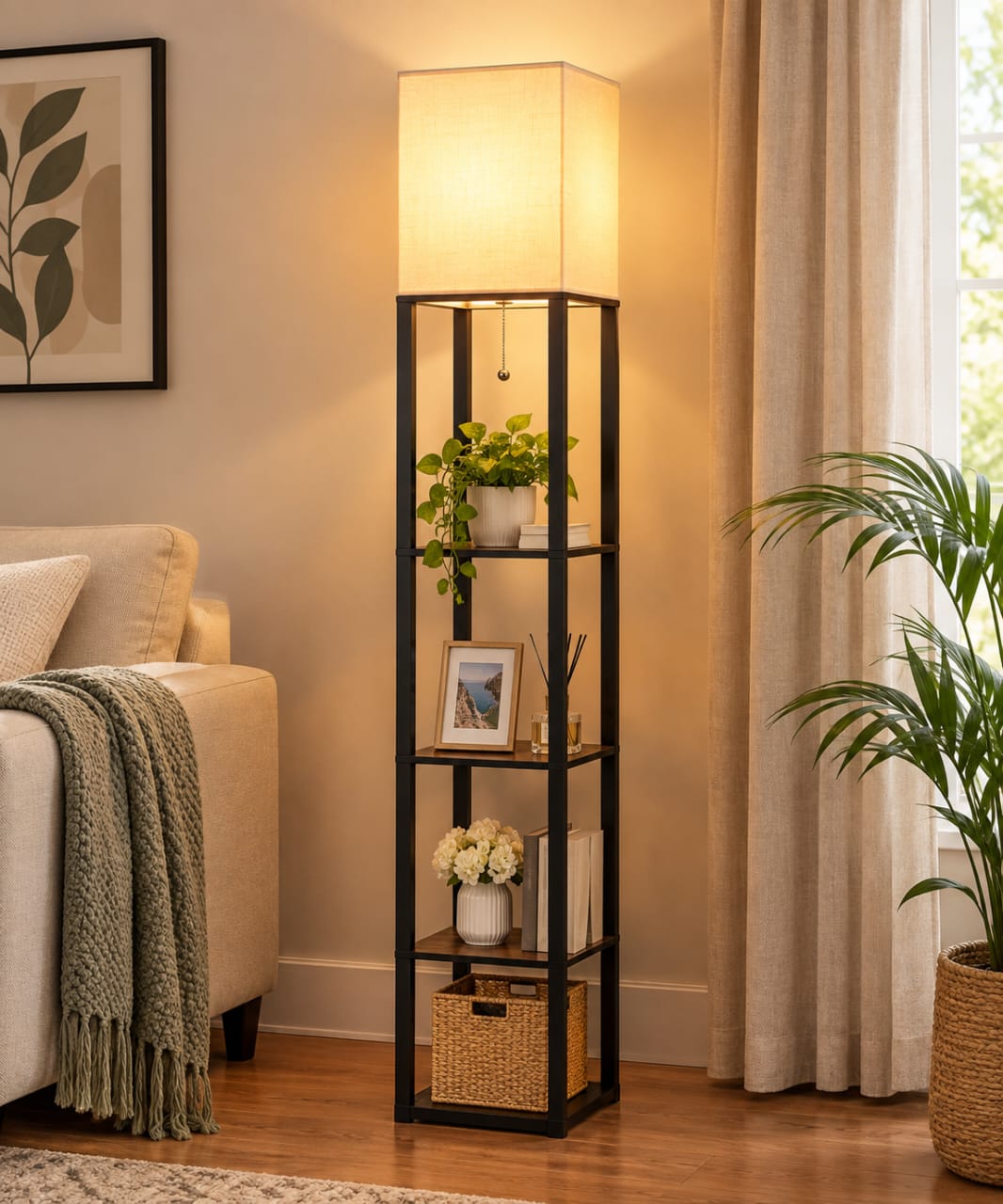Brightech Maxwell Lamp Review: The Ultimate 3-in-1 Space Saver for Small Rooms