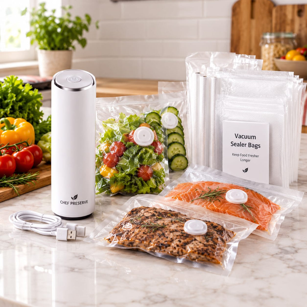 How Handheld Vacuum Sealers Keep Food Fresh Up to 5x Longer