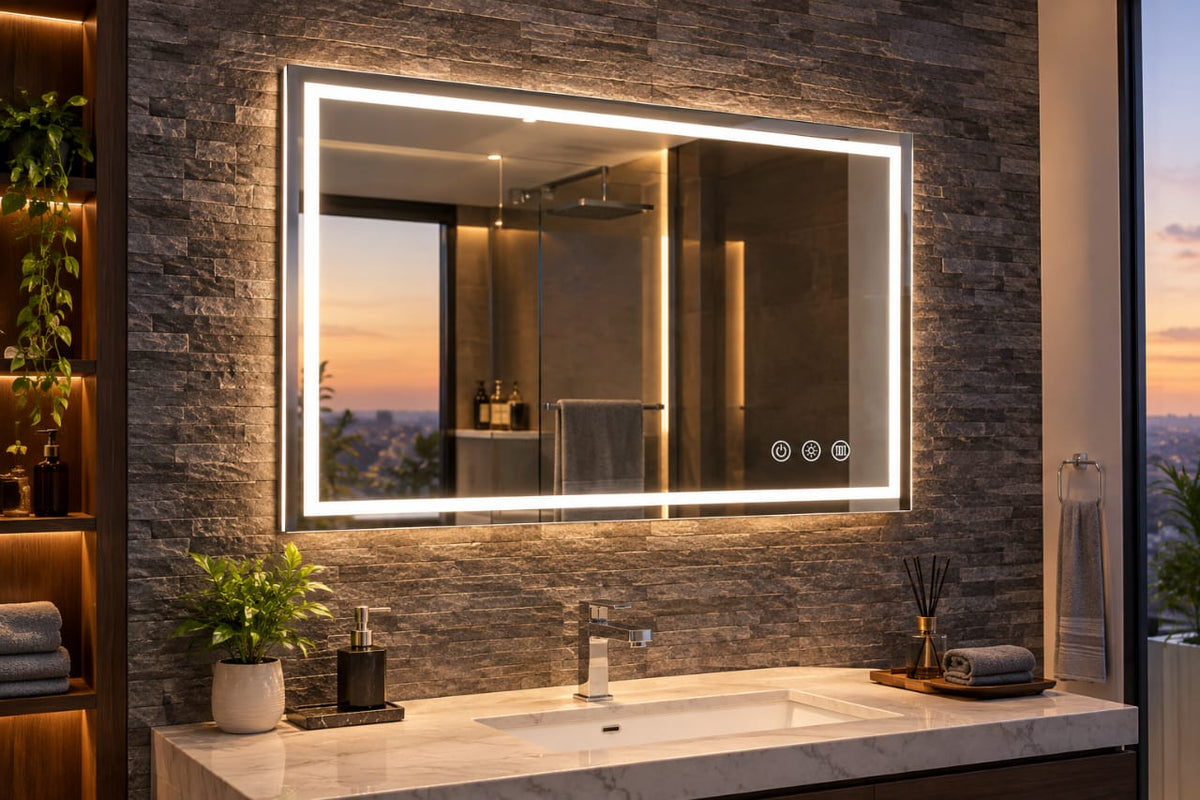 LED Bathroom Mirror Review: How Front &amp; Backlit Lighting Transforms Your Vanity