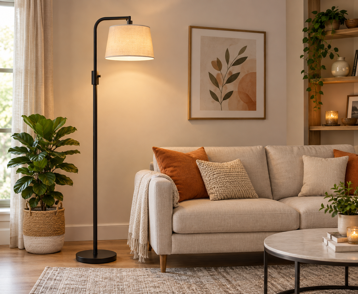 Modern Black Arc Floor Lamp Review: Creating Cozy Lighting for Your Reading Nook