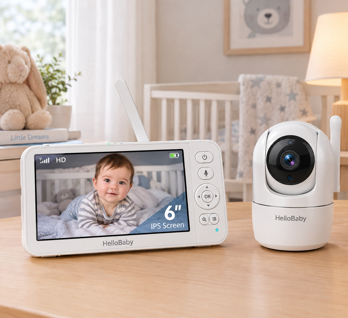 HelloBaby 6-Inch Video Baby Monitor Review: A Practical Guide to No-WiFi Baby Monitoring for New Parents