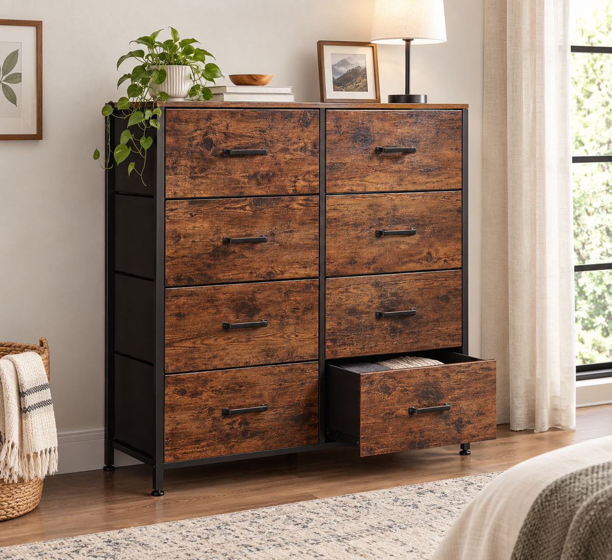 Sweetcrispy 8-Drawer Fabric Dresser Review: Lightweight, Stylish &amp; Space-Saving Storage