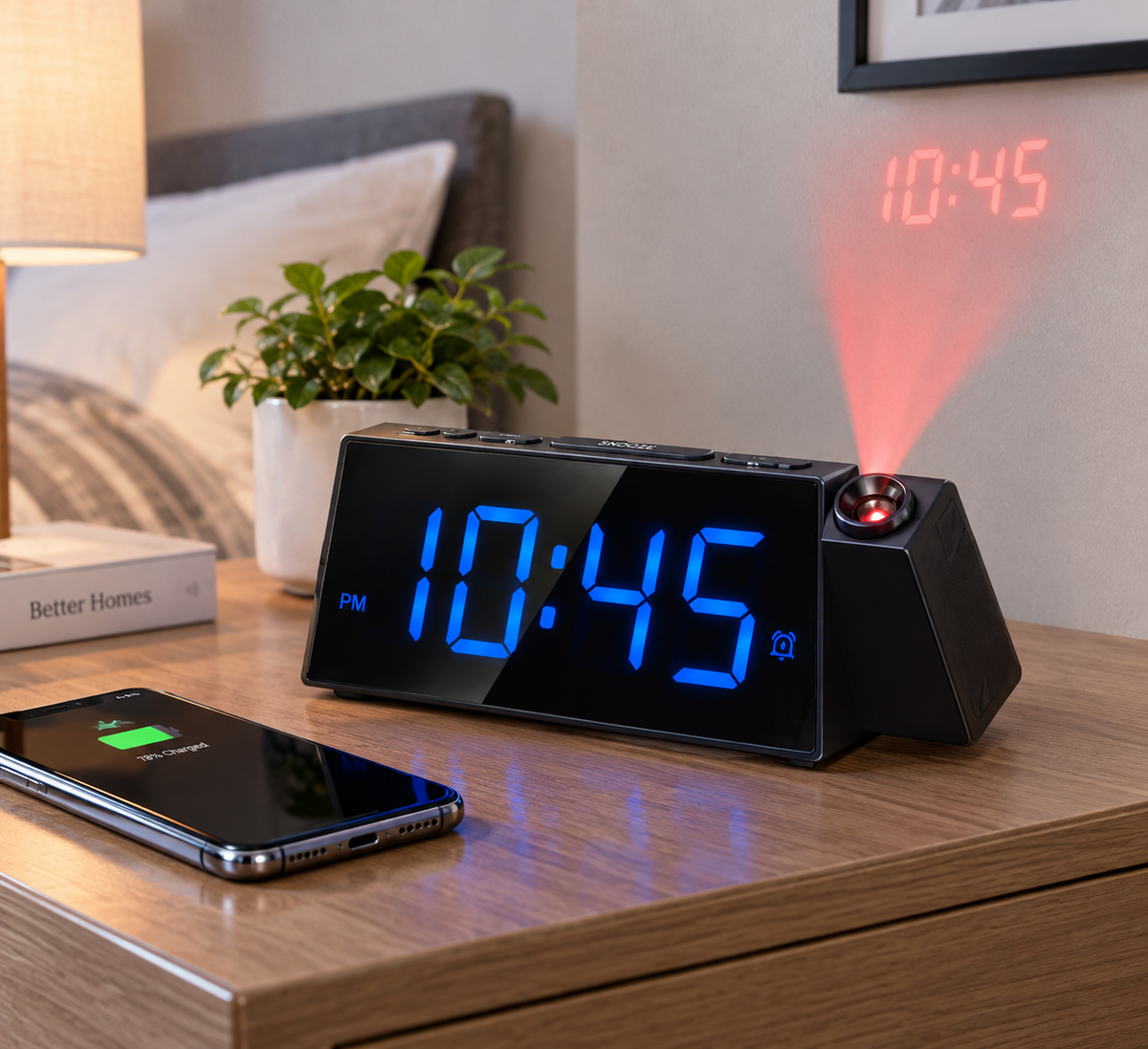 Mesqool Digital Projection Alarm Clock Review: Clear Time Display on Your Ceiling