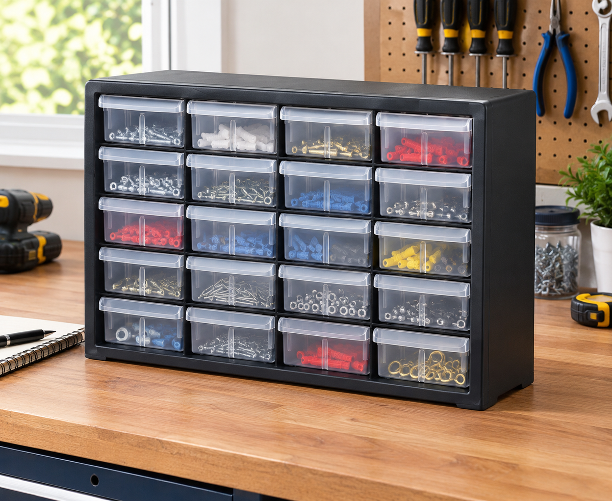 Multi-Drawer Small Parts Organizer Cabinet Review: Practical Storage for Hardware and Crafts
