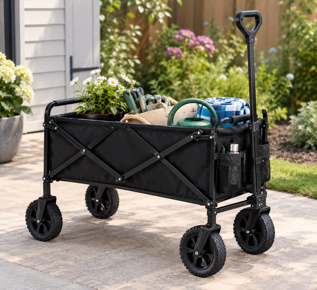 How a Collapsible Folding Wagon Simplifies Camping, Gardening, and Family Outings