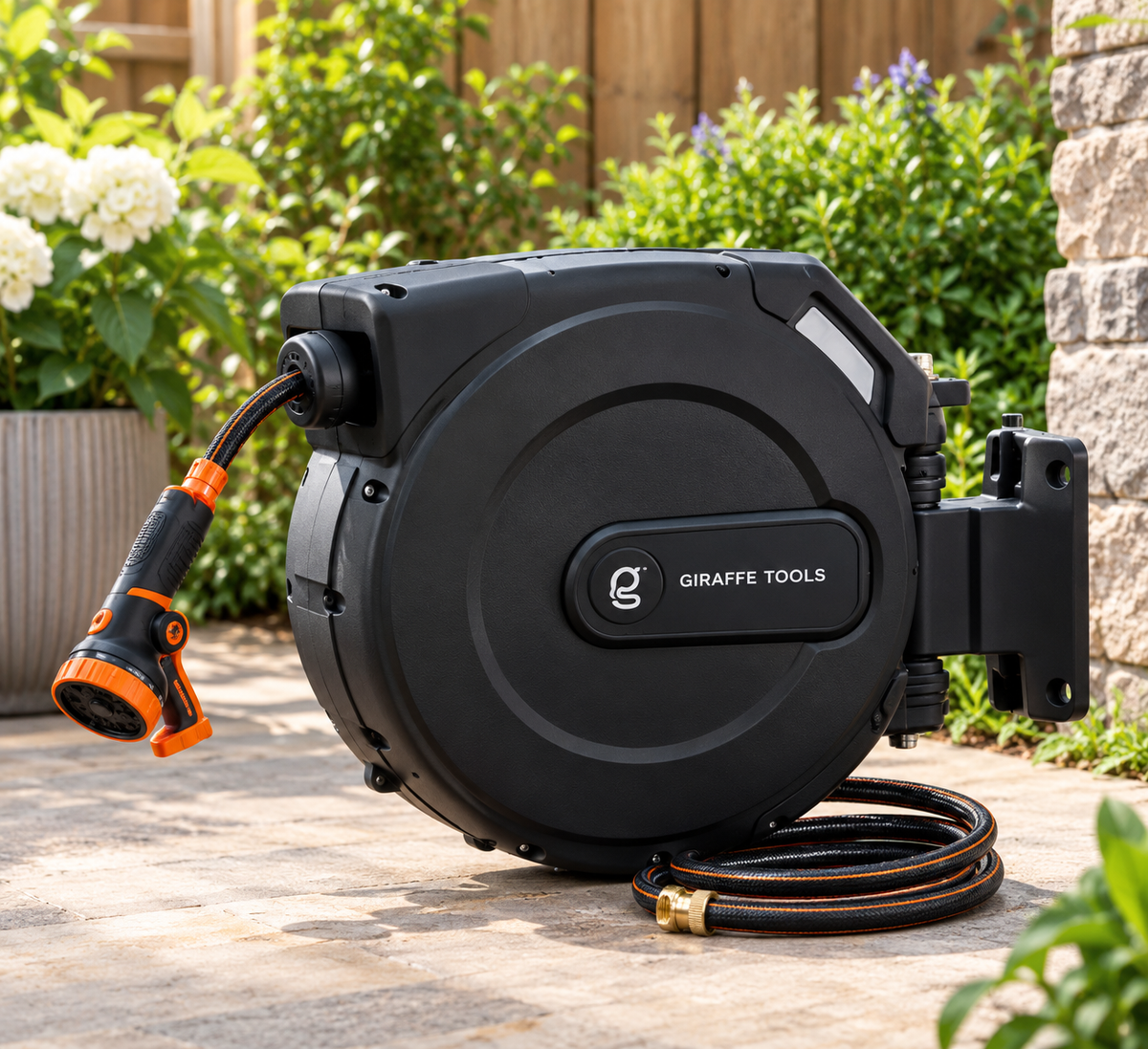 Giraffe Tools Retractable Garden Hose Reel Review: Effortless Watering &amp; Storage