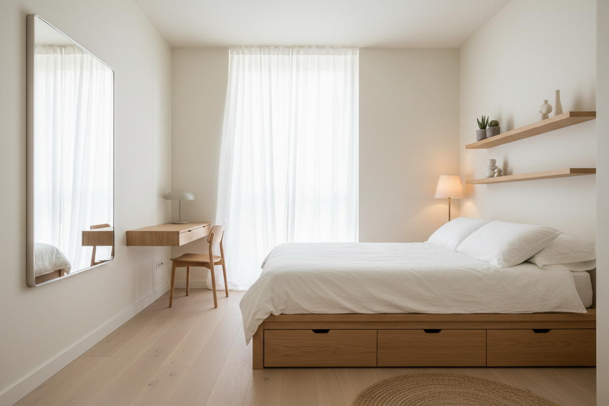 How to Make a Small Bedroom Look and Feel Bigger