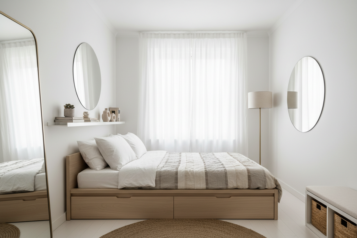 How to Make a Small Bedroom Look and Feel Bigger